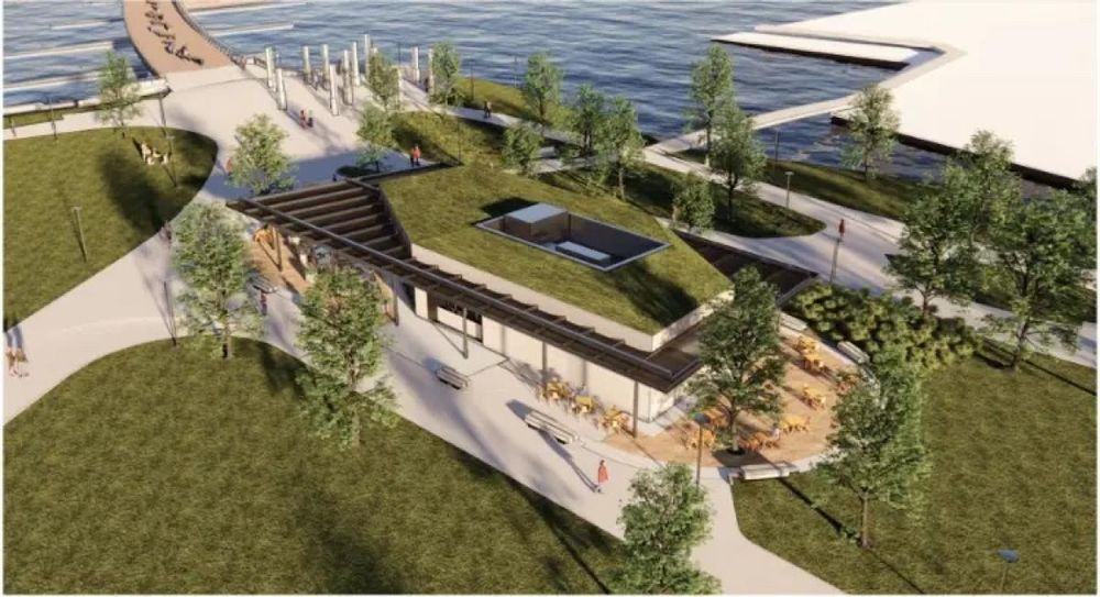 Providence, R.I.'s Reimagined Waterfront Sees Construction of 195 District Park Pavilion