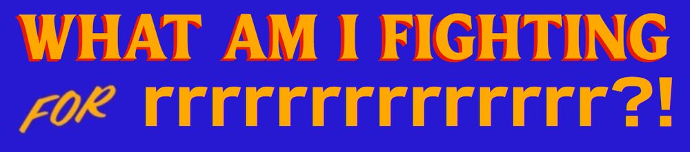 Zohran sign: "WHAT AM I FIGHTING FOR RRRRRRRRRRRRRRR?!"