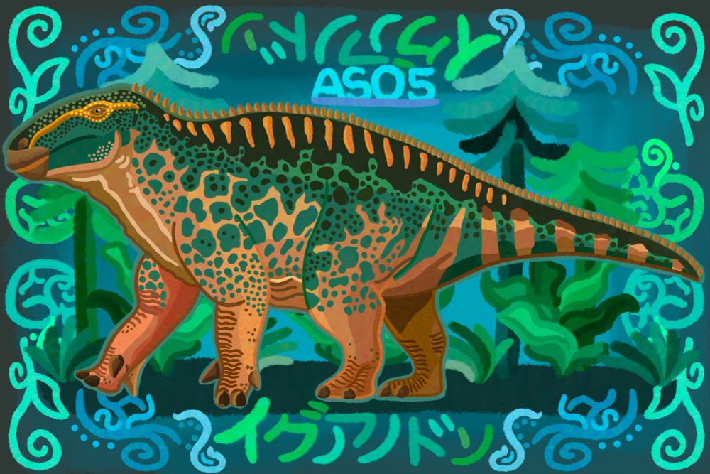 A male Iguanodon wanders the forests of what’s now Belgium, 130 million years ago. This paleoart was based from Dead Sound’s Dinosauria to which it was the main dinosaur subject along with Megalosaurus, to which both were presented in Dinosauria Vol. 2. Feel free to check out Dinosauria by Dead Sound if you guys like! :3) b