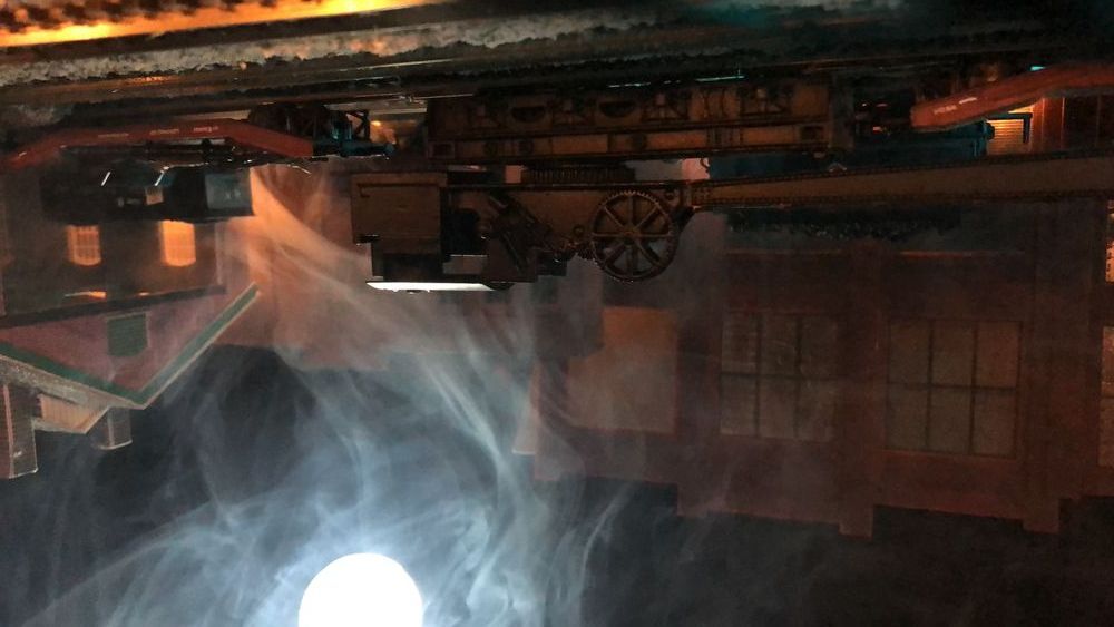 A photo from 'Auld Acquaintance' that shows the 'old' yard. In the background there is a shed on the right. Peeking out of that shed is a seemingly dead Jon Snowplough...