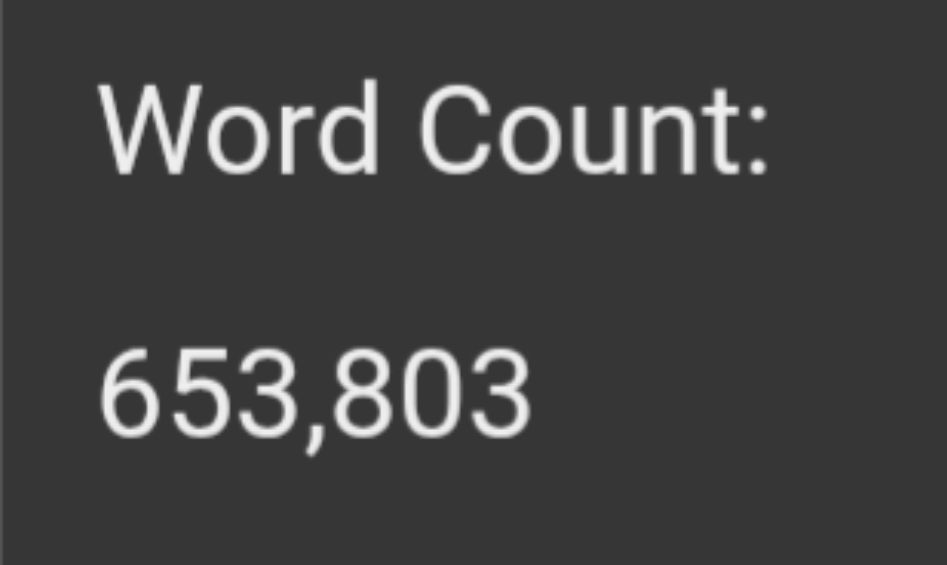 Word count: 653,803