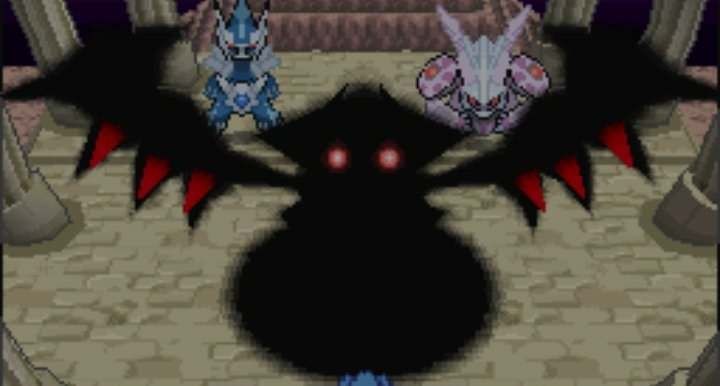 part of that debut scene for giratina, about to snatch cyrus rrrr