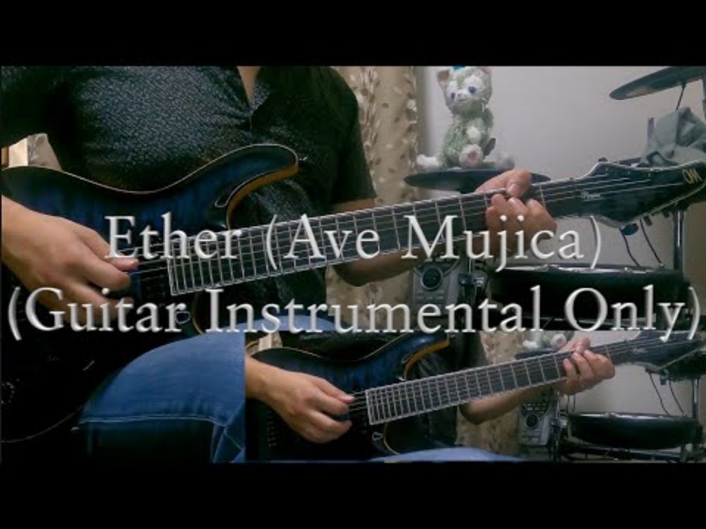 【Guitar Instrumental Only】Ether (Ave Mujica) guitar cover【BanG Dream!】