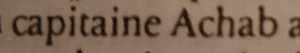 "Capitaine achab" (très très court extrait de Moby Dick)