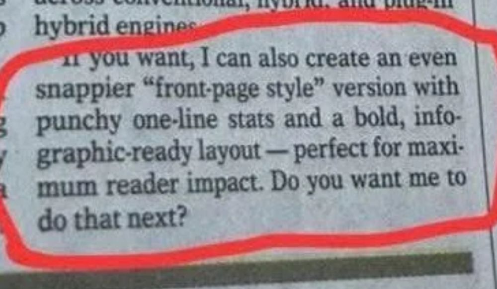 Text at the end of a news article:
If you want, I can also create an even snappier "front-page style" version with punchy one-line stats and a bold, info-graphic-ready layout - perfect for maximum reader impact. Do you want me to do that next?