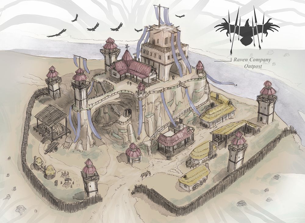Concept art for my own OCs/IP of mythological transforming dinosaurs in a medieval fantasy setting 