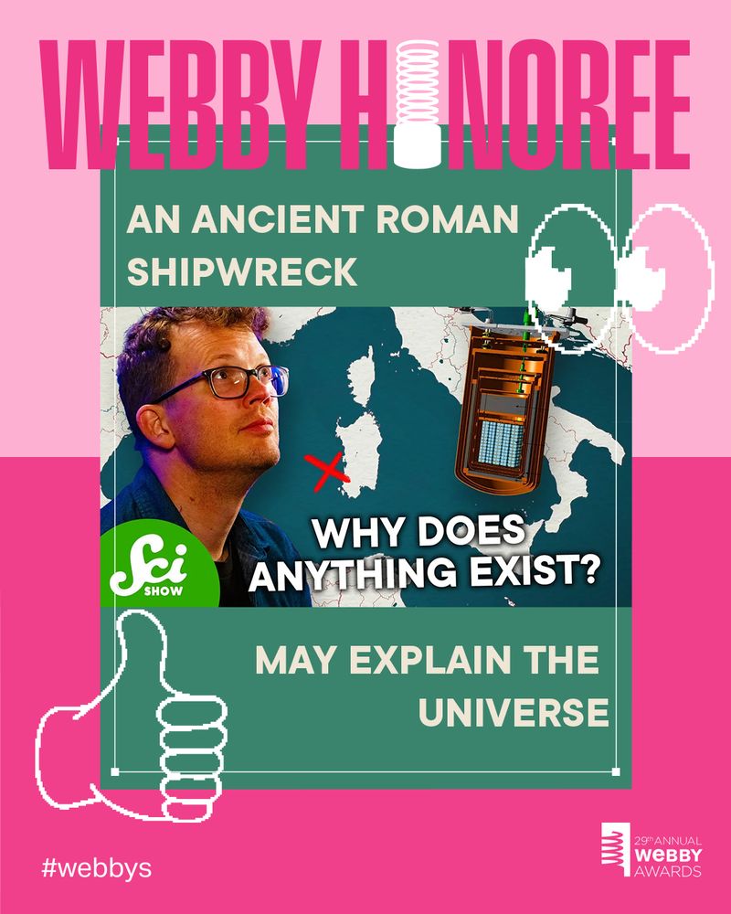 SciShow's An Ancient Roman Shipwreck May Explain the Universe is a Webby Honoree! 