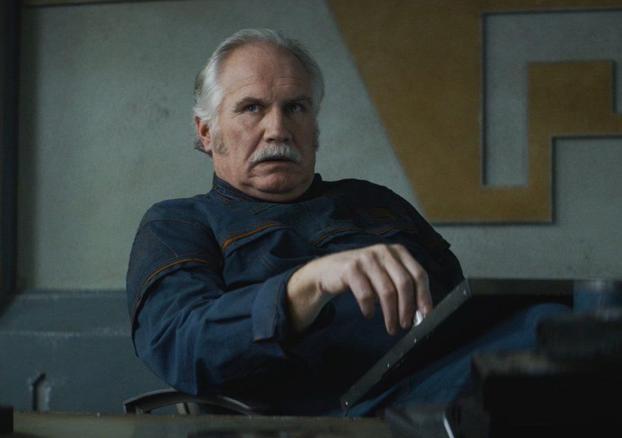 Chief Hyne from Andor, who doesn't want Syril putting his feet on his desk in his absence. 