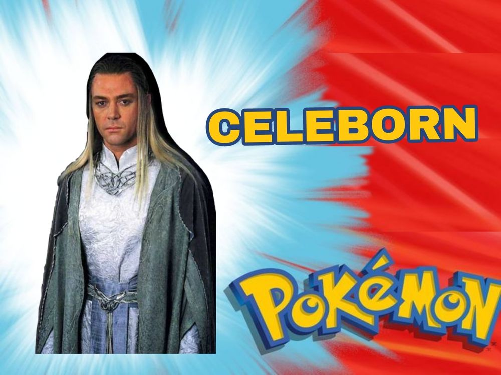 The same as the other image but this time a picture of Celeborn appears 