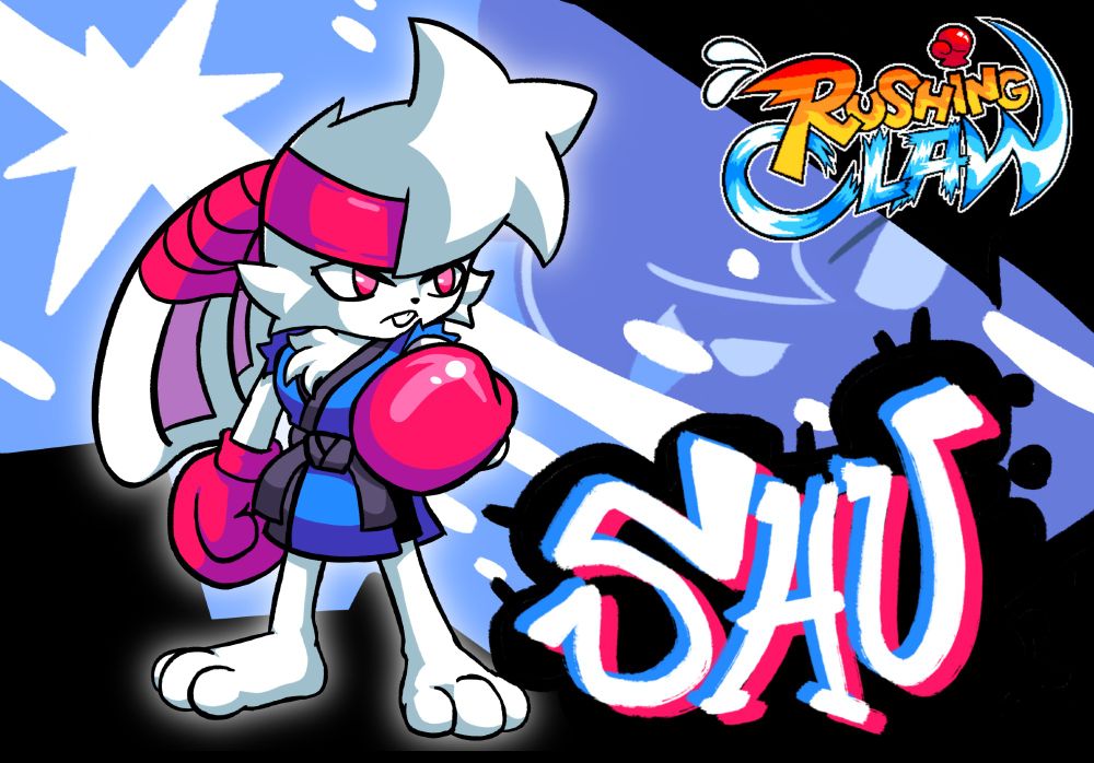 Shu The Rabbit

Wears a blue karate gi, red boxing gloves and a red headband