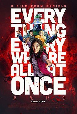 The movie poster for “Everything Everywhere All At Once”