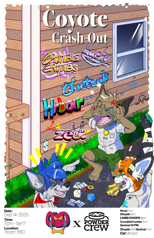 Three less than behaved campers are practicing their gambling skills behind one of the cabin, Cid isn't having the best luck with it. Once of them has chosen to decorate a bit with the names of their friends c: