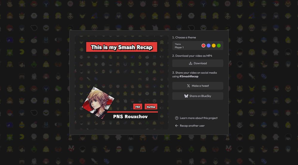 video integration with the red theme