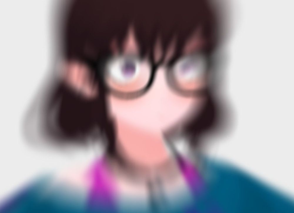 a blurred photo of my oc 