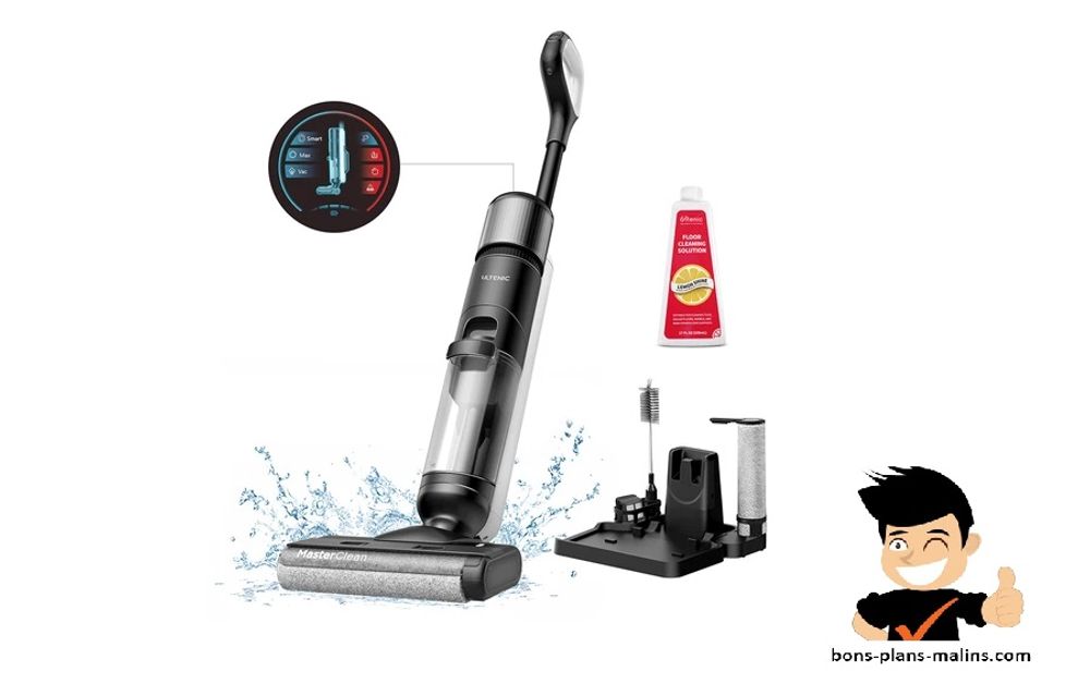  Aspirateur laveur sans fil #Ultenic AC1 Elite en promotion 189,99€