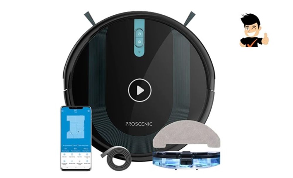 #Aspirateurrobot laveur #Proscenic 850T en promotion au prix de 109,99€