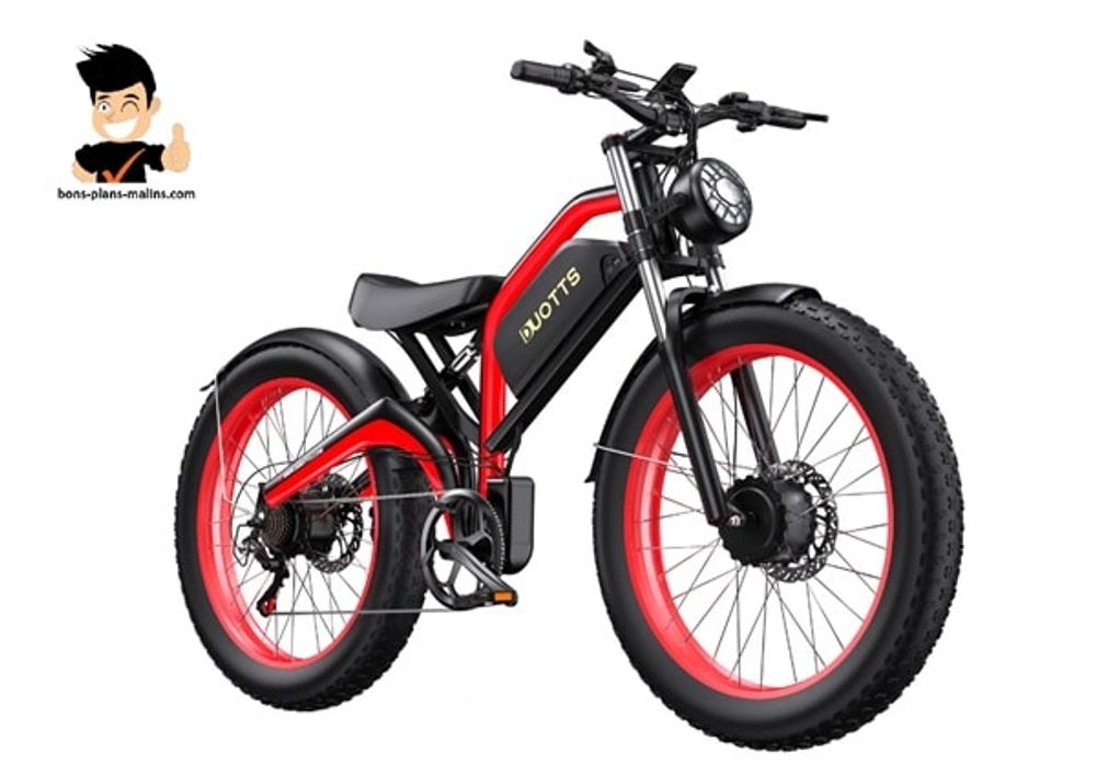 PROMO 1426€ puissant #véloélectrique double moteurs de 750W #DUOTTS N26 (55km/h, Fatbike..)