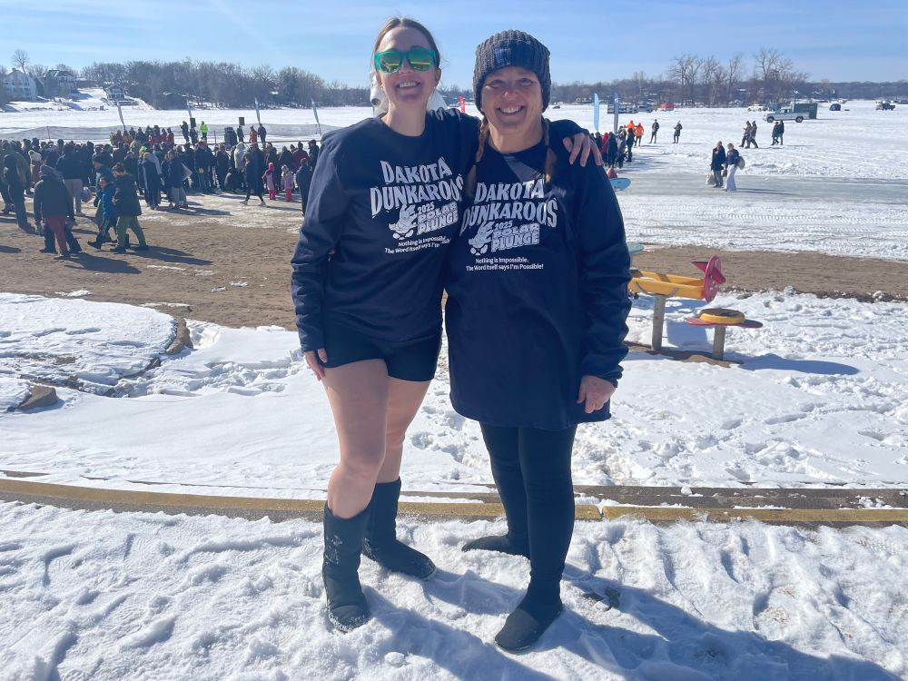 Polar Plunge. I’m wearing shorts and Uggs