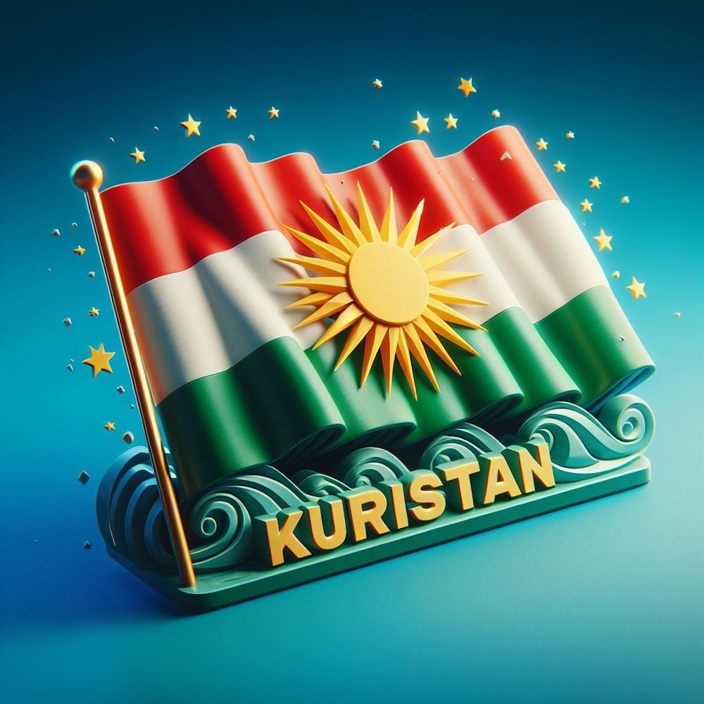 Picture of the flag of Kurdistan