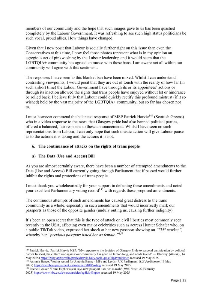 Due to Bluesky character limitations, I have uploaded a more accessible version of this letter via - 

http://docs.google.com/document/d/1A7W1-VLdPK6znB7BE53gRoRchCKeVXaW/