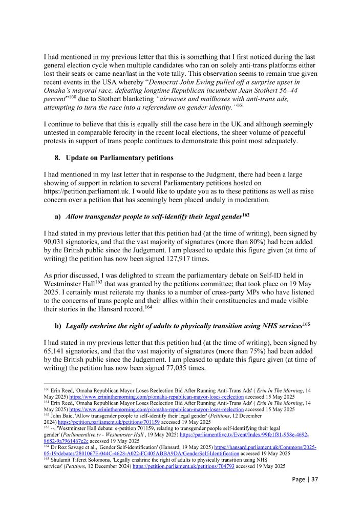 Due to Bluesky character limitations, I have uploaded a more accessible version of this letter via - 

http://docs.google.com/document/d/1A7W1-VLdPK6znB7BE53gRoRchCKeVXaW/