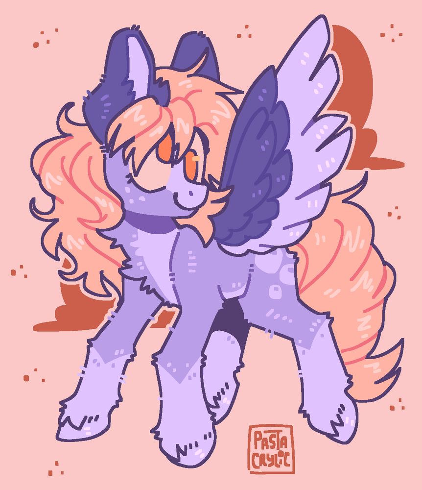 A digital drawing of the My Little Pony character Muffins (Derpy Hooves).