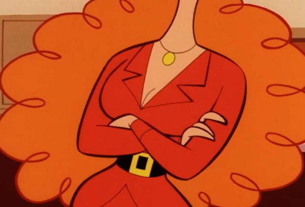 a screenshot of Sara Bellum from The Powerpuff Girls 