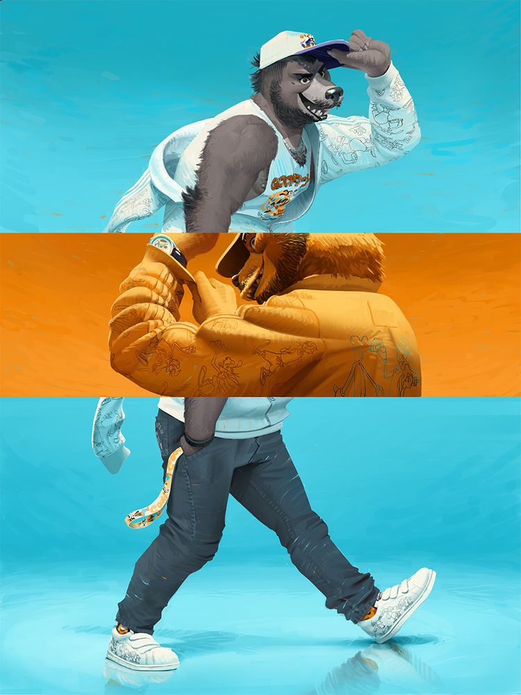 thing I drew for the fashion fur zine