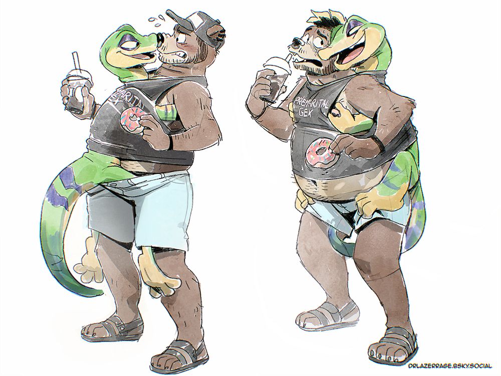 Gex harassing Kah 
