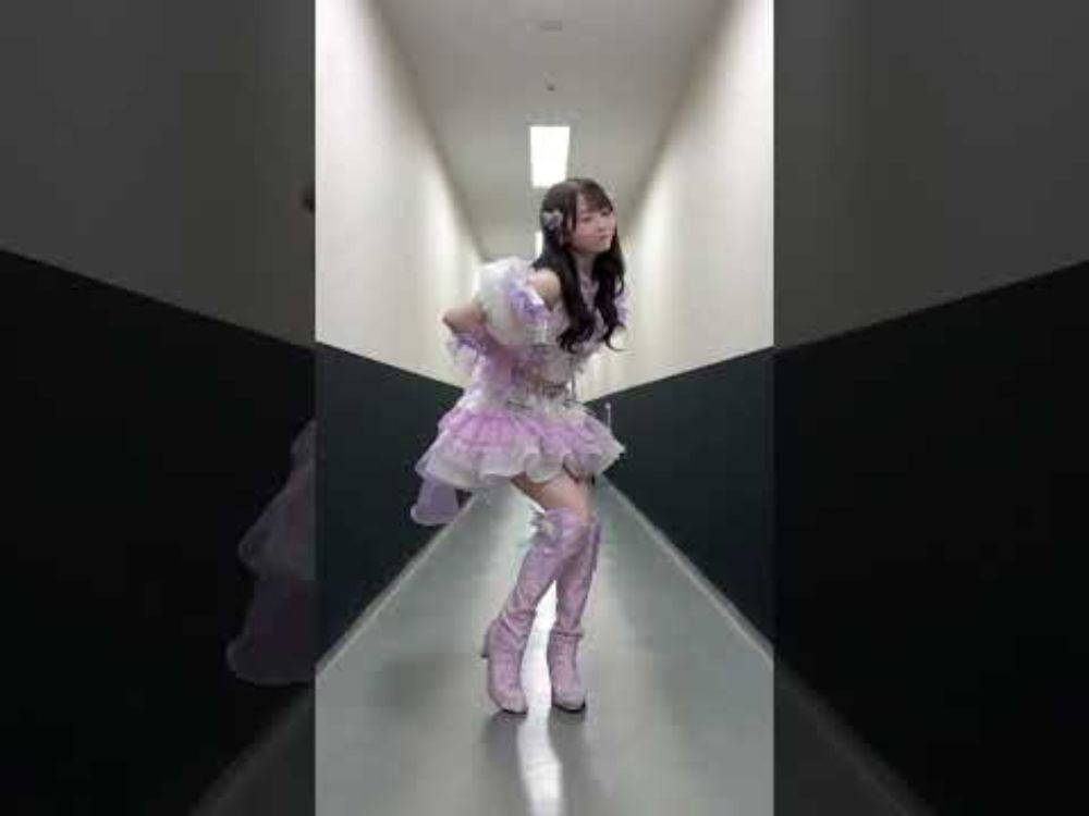 魔法少女衣装でとくべチュ2番踊ったよ〜🩷💜2番も、もっともっと流行りますように🐰💕💕🎀 #イコールラブ #大谷映美里 #shorts