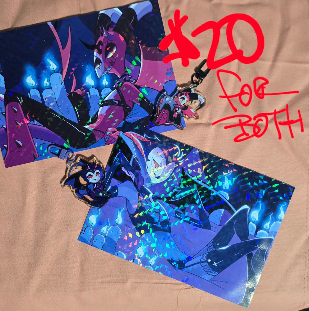 Chii Halloween Blitz and Stolas charms and prints. $20 for both $10 for one set. Shipping to US included 