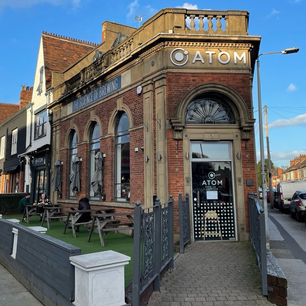 Atom brewery taproom.
