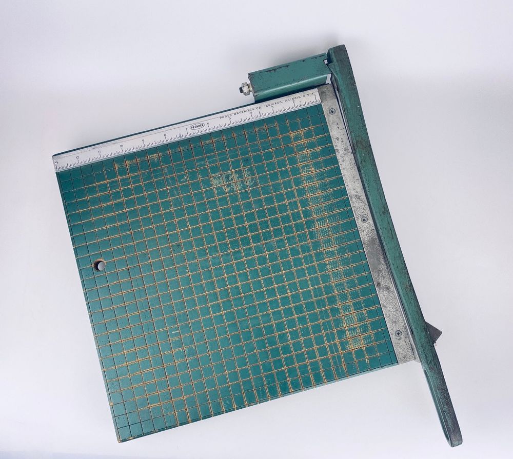 vintage green guillotine