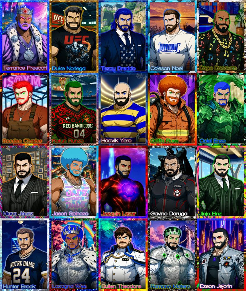 This is everyone’s look when they feel their best. Of course the lavender king garbs for me. Only wears it when his father pulls him to his god universe. Not a single bestie knows about it. Duke loves being a fighter, truly to the deadly. Tezzy will consider that suit lucky during the bachelor fundraising event. Coleson & his friend group has a sweater in the same fashion but different colors. Dope loves professing in that sweater. Scodeo loves working on motorcycles & tending to the Alphabet youth after school hours. Rafun loves rugby, loved that his design for a jersey was top notch too. Haavik loves the colors of yellow & blue the most. Griffin loves being a fire fighter, heroicly. Ociel had a sculptor help him fit a suit of emerald; made his familiar’s life complete. Nieno loves wearing that pin striped suit, ode to his too hotness. That’s Jason’s favorite deejaying shirt, be flexing his pecks with the beats. Ruins’ super hero costume with out the mask. Gavino is a galactic class gundam pilot, dangerously. Jinjo loves office days, obsessively. Hunter has a rotation of his college jersey, championly. Lazagna loves being a prince & visiting home; stays garbed up. Sulien loves his dress whites, professionally. Ramono likes slaying monsters in full silver armor, honorably. & when the Association of Innocence are practicing heroism; Ezeon where’s it the most proudly. 🤙🏽😋