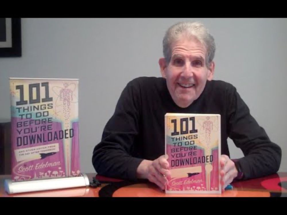 Scott Edelman signs the limited edition of 101 Things to Do Before You're Downloaded