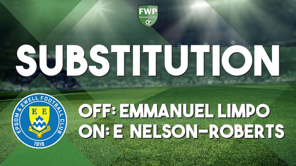 SUB: Ethan Nelson-Roberts replaced Emmanuel Limpo (80')