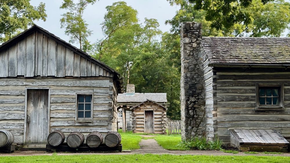 Various wooden structures