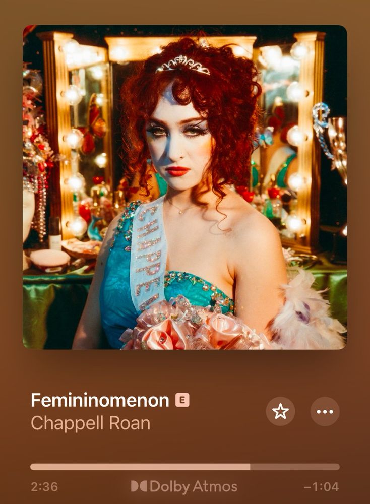 femininomenon by chappell roan.