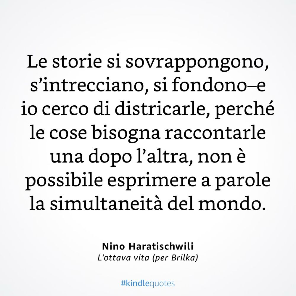 L'ottava vita (per Brilka), di Nino Haratischwili