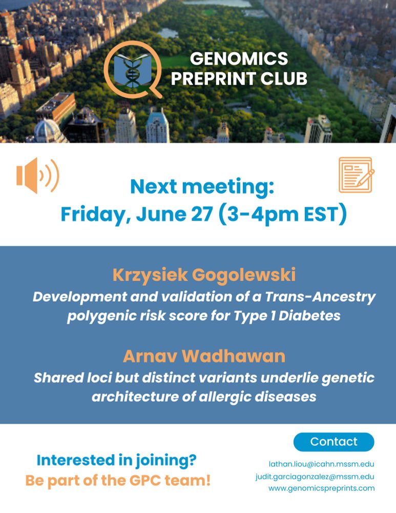 Informational flyer for next GPC meeting on Friday, June 27 from 3-4pm EST.