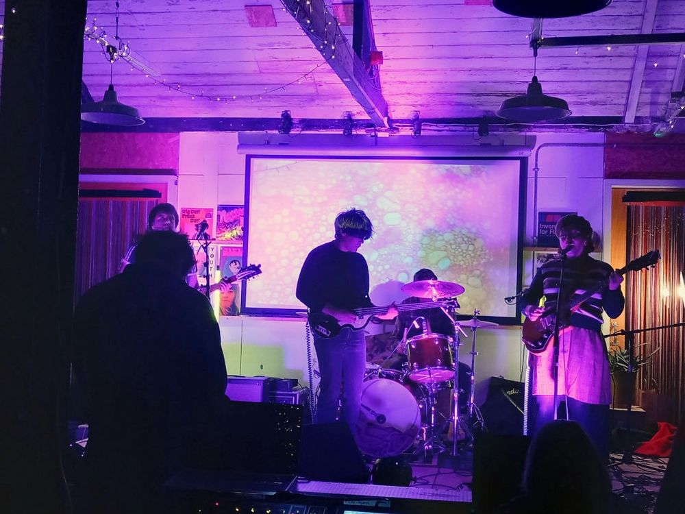 The Umbrellas performing