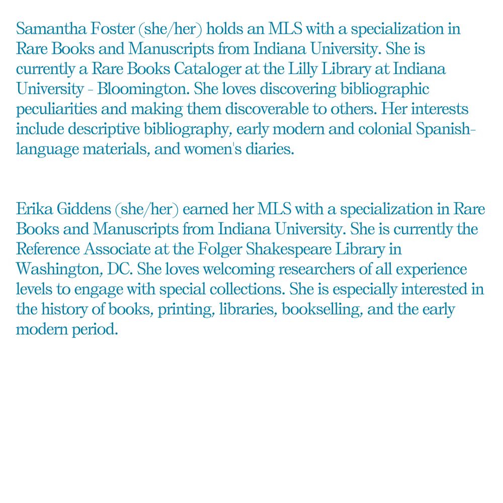 Azure text on a white background with speaker bios for the presenters.