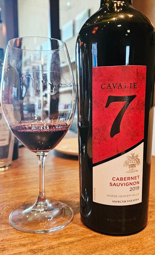 Purple in color with a purplish rim. 

Fruity nose of plums, cooked cherries, oak, vanilla, tobacco, licorice, chocolates, herbs, spices and black pepper. 

Full-bodied with medium acidity and long legs. 

Dry on the palate with black currants, plums, cooked cherries, blackberries, cedar, herbs, vanilla, leather, spices, light earth, chocolates, tobacco and peppercorn. 

Long finish with fine grained tannins and tangy cherries. 

This is a delicious Cabernet Sauvignon from Horse Haven Hills. Rich and extracted. Fruit forward and complex.  

This 6 year old is starting to drink beautifully now. In your face kind of wine, and nicely balanced. Spicy and entertaining. 

This Single Vineyard Cabernet Sauvignon will continue to age nicely in the next 10 years. Has good potential to become a 94+ point wine. 

Good by itself or with food. A good sipping wine. 

100% Cabernet Sauvignon grapes were aged for 20 months in 90% New French Oak barrels and 10% New American Oak barrels. A tiny production of only 6 barrels. 

14.5% alcohol by volume. 

92 points. 

$95.

