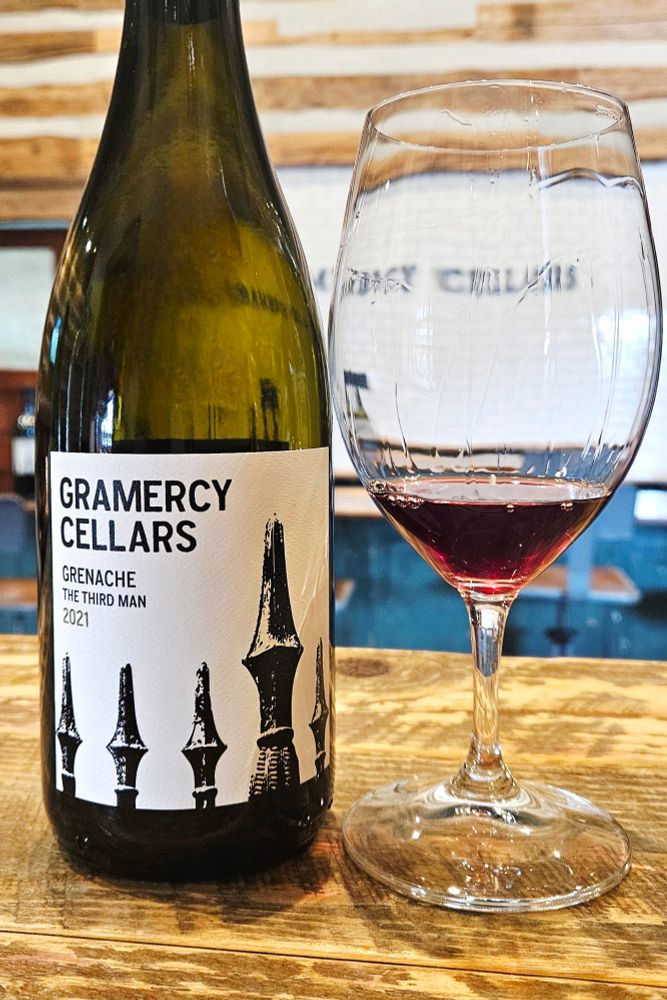 Pale reddish in color. Pretty color.

Fruity nose and medium in body with medium acidity.

Dry on the palate with mild complexity.

Showing raspberries, cherries, red currants, earth, light chocolate notes and spices.

Tangy finish with soft tannins.

This is a very tasty Grenache blend from Columbia Valley. Elegant and nicely balanced with a soft mouthfeel. Feels like a Southern Rhone red.
 
Easy drinking and good by itself or with food. 

A blend of 77% Grenache, 13% Mourvèdre and 10% Syrah. Aged in used French oak barrels for 21 months. 

14.5% alcohol by volume.

89 points.

$48.