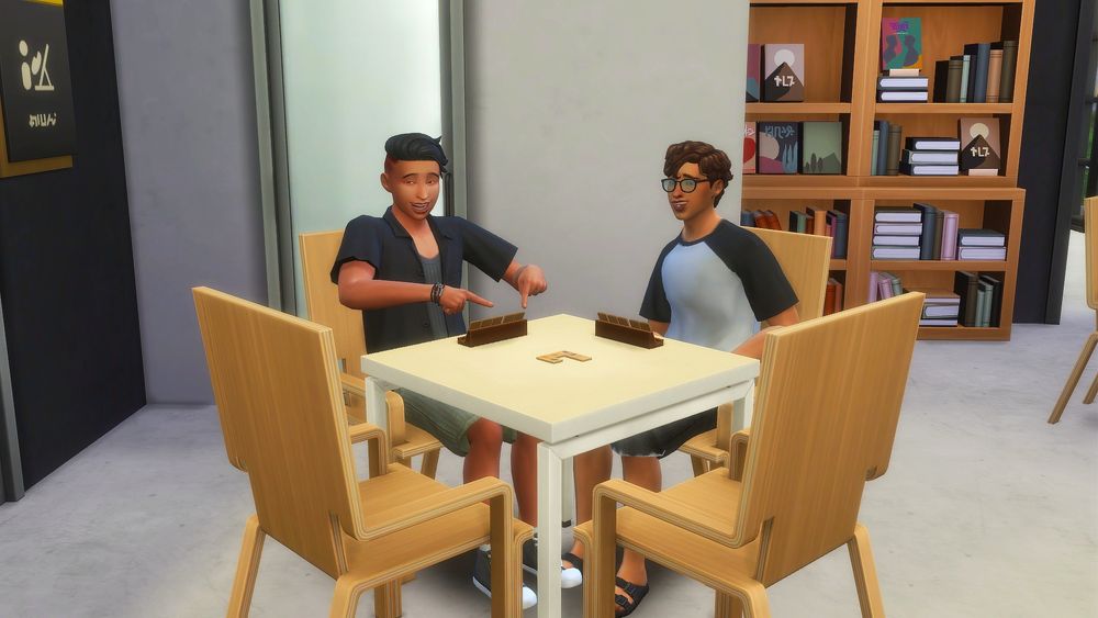 Board game with friend 