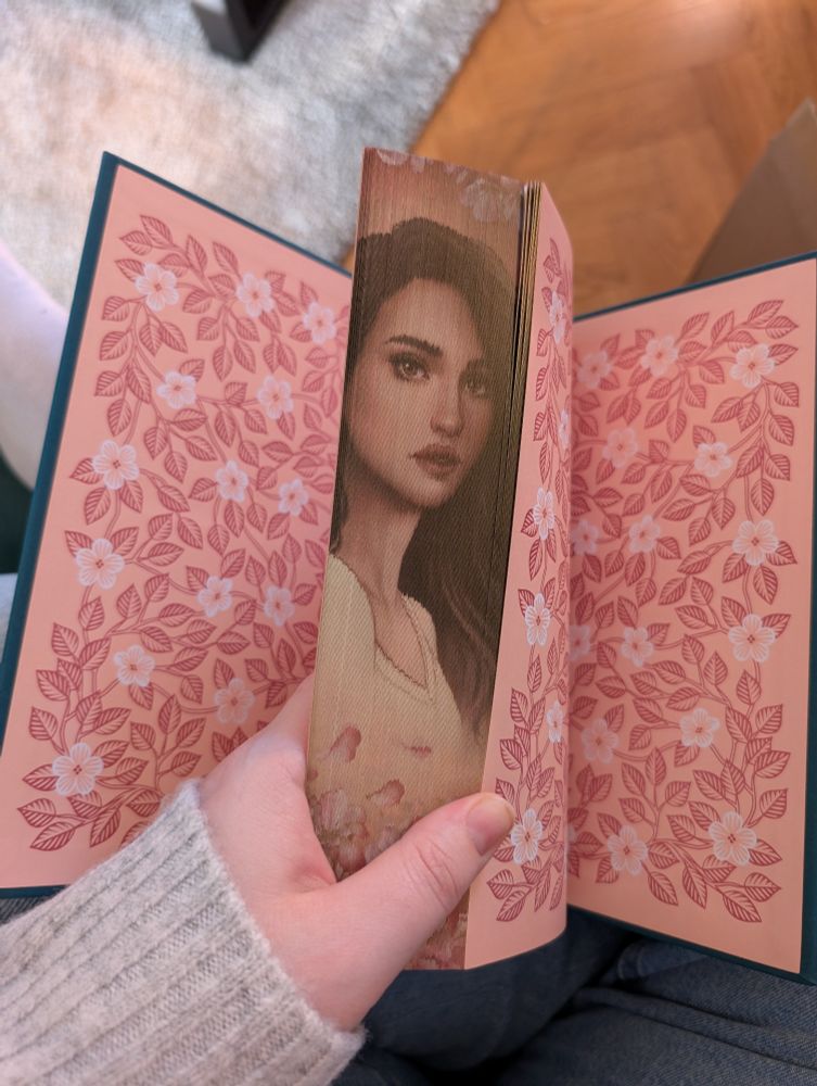 Book edges showing Bella