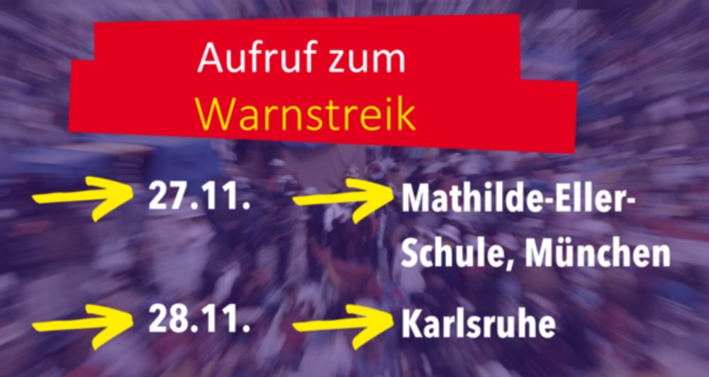 Aufrufe zum Warnstreik