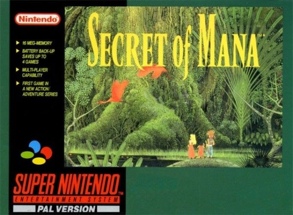 Image de la boîte du jeu Super Nintendo Secret of Mana.
