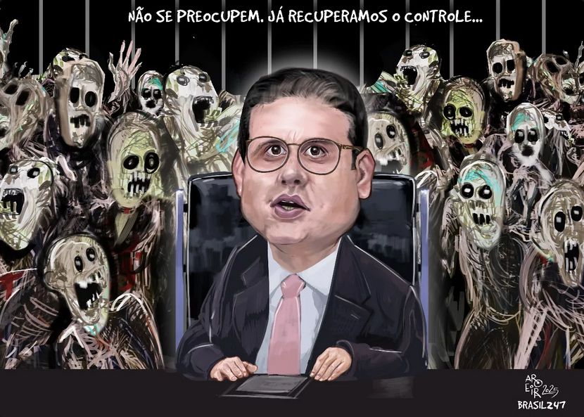 NÃO SE PREOCUPEM. JÁ RECUPERAMOS O CONTROLE...
