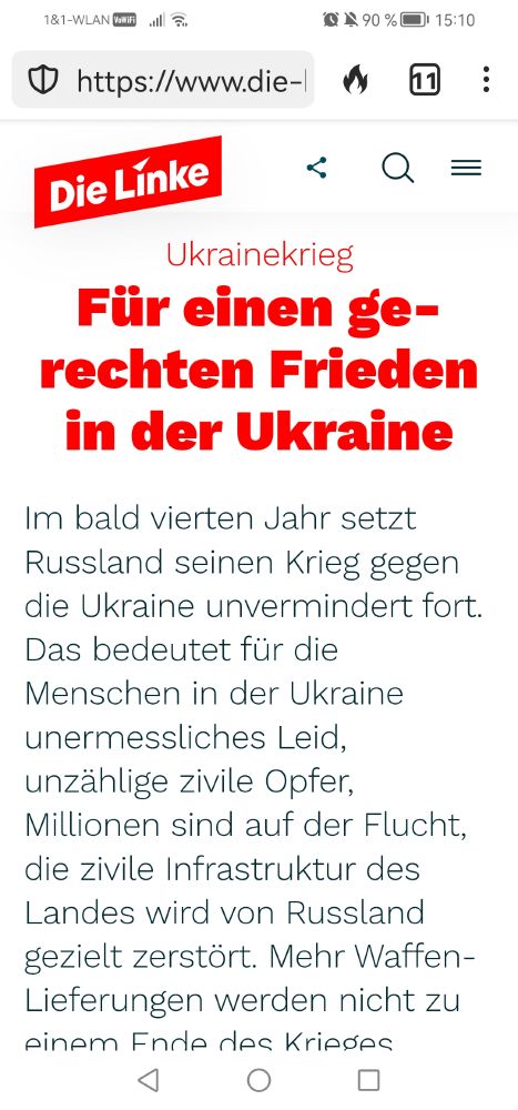 Ukrainekrieg
Für einen gerechten Frieden in der Ukraine

Im bald vierten Jahr setzt Russland seinen Krieg gegen die Ukraine unvermindert fort. Das bedeutet für die Menschen in der Ukraine unermessliches Leid, unzählige zivile Opfer, Millionen sind auf der Flucht, die zivile Infrastruktur des Landes wird von Russland gezielt zerstört. Mehr Waffenlieferungen werden nicht zu einem Ende des Krieges... 